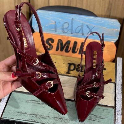 Miu Bordo Ayakkabı