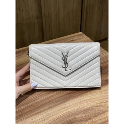YSL Mektup Beyaz Gold