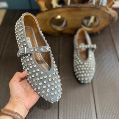 ALA GRİ SÜET BABET 