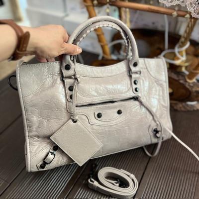 BLNCG AÇIK VİZON DERİ BÜYÜK BOY ÇANTA 