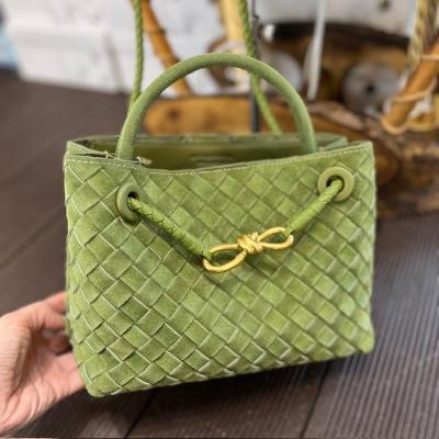 BTTVNT YEŞİL SÜET ORTA BOY ÇANTA 