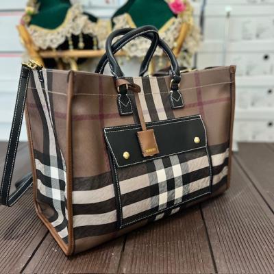 BURBRRY ACI KAHVE BÜYÜK BOY ÇANTA-2