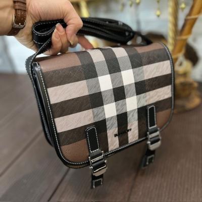 BURBRRY ACI KAHVE KAPAKLI ÇANTA 