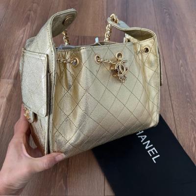 CHNL ASKILI GOLD ÇANTA 