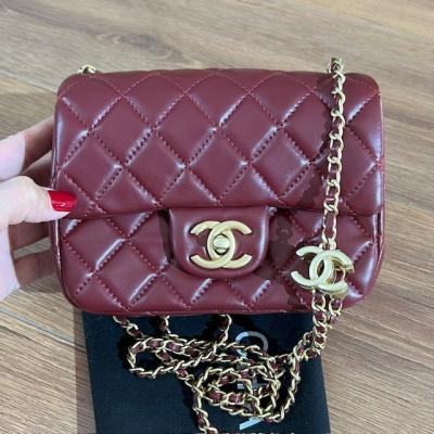 CHNL BORDO KÜÇÜK BOY ÇANTA 