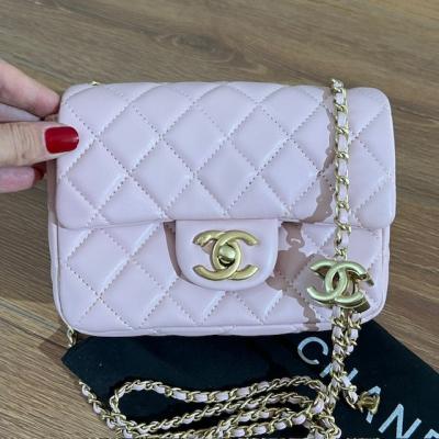 CHNL PEMBE KÜÇÜK BOY ÇANTA 