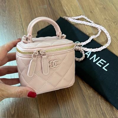 CHNL PEMBE KÜÇÜK BOY KUTU ÇANTA-2