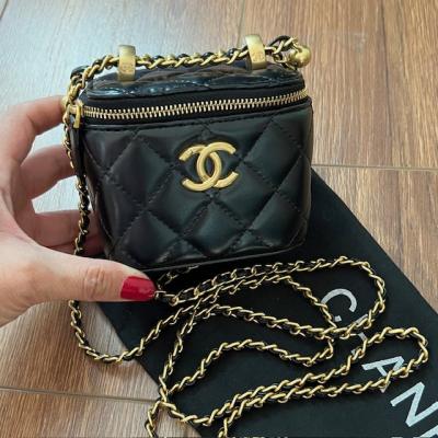 CHNL SİYAH KÜÇÜK BOY KUTU ÇANTA 