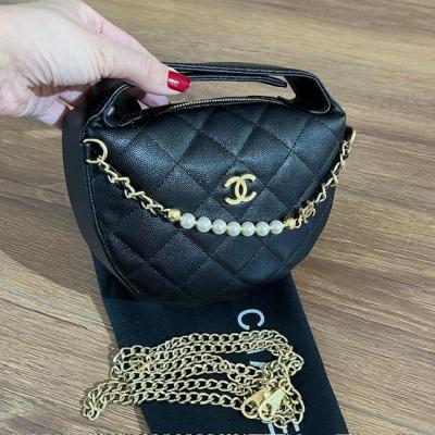 CHNL SİYAH OVAL ÇANTA 