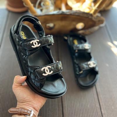 CHNL SİYAH SANDALET 