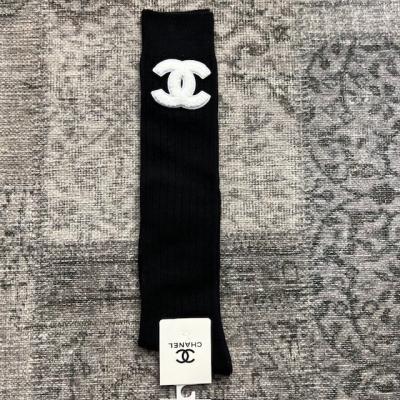 CHNL SİYAH UZUN ÇORAP-2