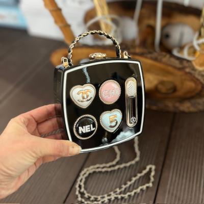 CHNL SİYAH ZİNCİR ASKILI ÇANTA-2