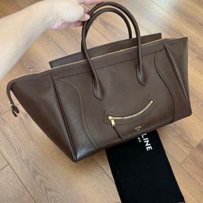 CLNE ACI KAHVE DERİ ÇANTA 