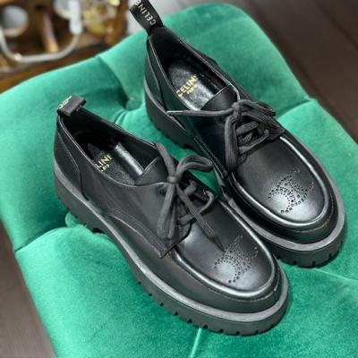 CLNE SİYAH MAT DERİ AYAKKABI 