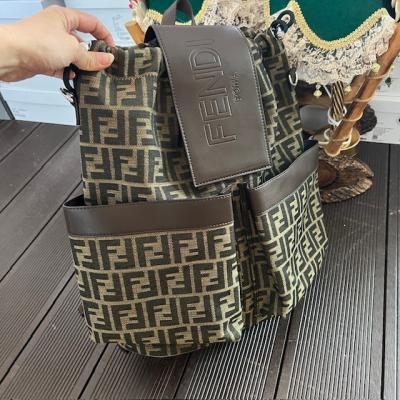 FND BÜYÜK BOY ACI KAHVE SIRT ÇANTASI