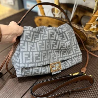 FND GRİ BÜZGÜLÜ BÜYÜK BOY ÇANTA 