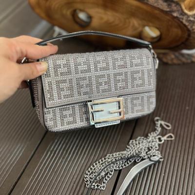 FND GÜMÜŞ KÜÇÜK BOY ÇANTA-2