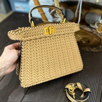 FND NUDE KAFESLİ ORTA BOY ÇANTA 