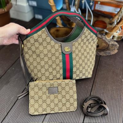 GCC MONOGRAM KÜÇÜK BOY ACIKAHVE ÇANTA 