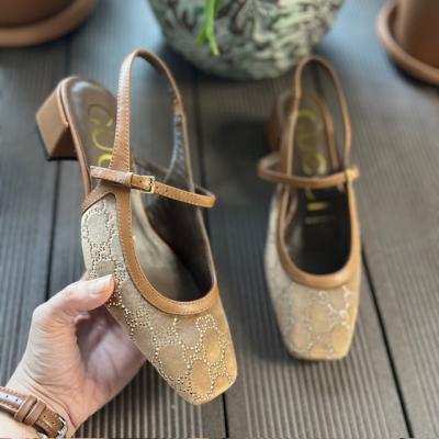 GCC TABA TAŞLI TOPUKLU AYAKKABI 