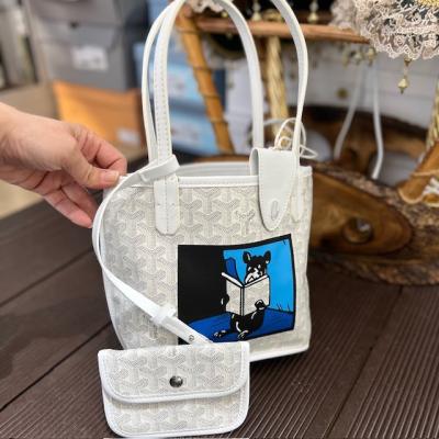 GYRD BEYAZ RESİMLİ ÇANTA 