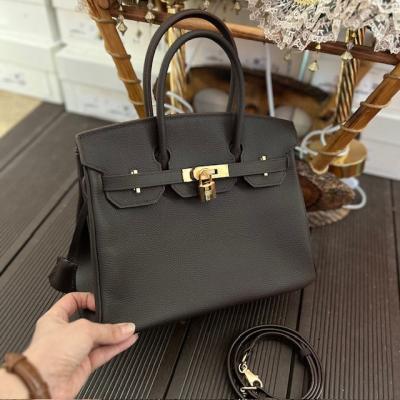 HRMS ACI KAHVE DERİ 30LUK BİRKİN 