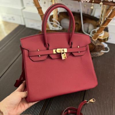 HRMS BORDO DERİ 30LUK BİRKİN 