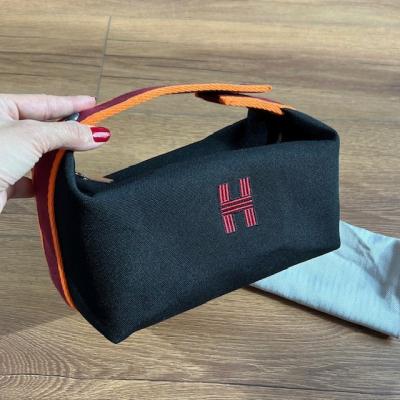 HRMS CANVAS SİYAH BORDO ÇANTA 