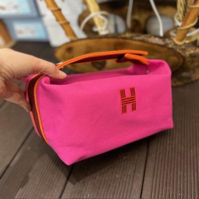 HRMS PEMBE BORDO CANVAS ÇANTA 
