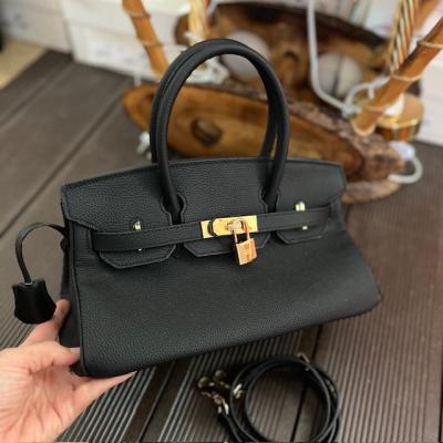 HRMS SİYAH DERİ BİRKİN 30LUK