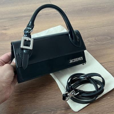 JACQ SİYAH DERİ ASKILI ÇANTA 