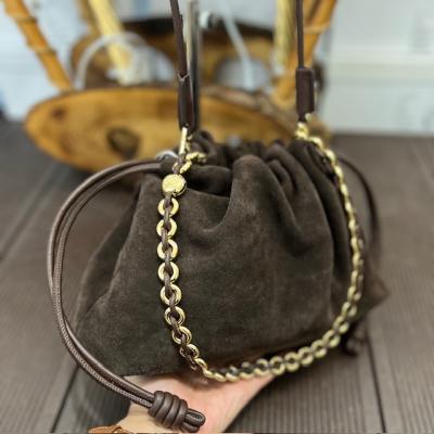 LOEW ACI KAHVE SÜET ZİNCİRLİ ÇANTA 