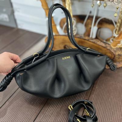 LOEW SİYAH DERİ ASKILI ÇANTA 