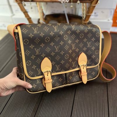 LV DERİ ASKILI MONOGRAM ÇANTA-3