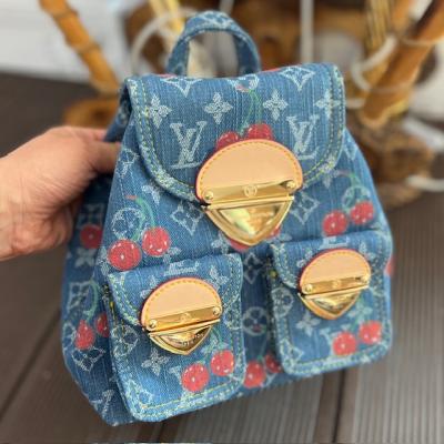 LV MAVİ MONOGRAM SIRT ÇANTASI