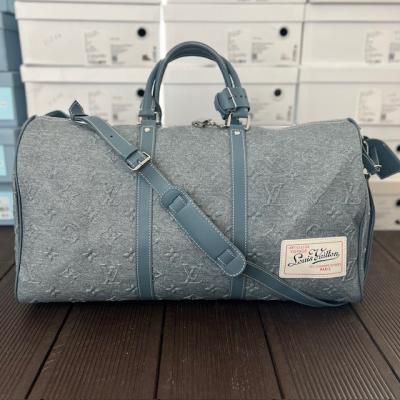 LV MAVİ MONOGRAM VALİZ