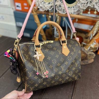 LV MONOGRAM PEMBE ÇANTA-2
