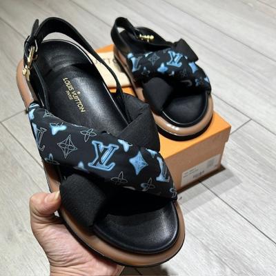 LV SİYAH SANDALET 