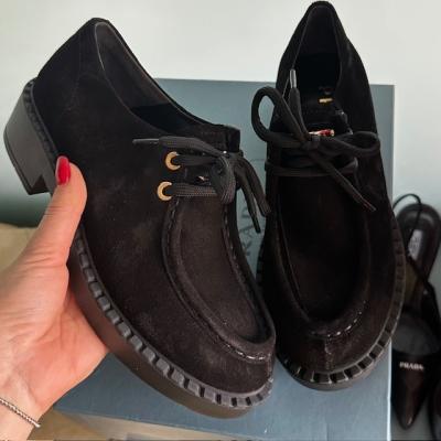 PRD SİYAH SÜET BAĞCIKLI AYAKKABI 