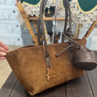 ROW ASKILI TABA SÜET ÇANTA 