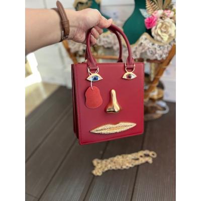 SCAPARELLİ BORDO ÇANTA 