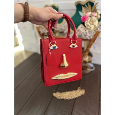 SCAPARELLİ KIRMIZI ÇANTA 