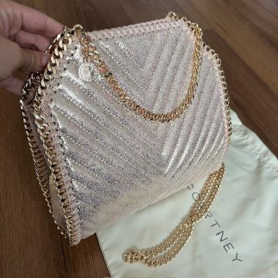 STELLAMC NUDE PARLAK ÇANTA-2