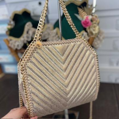 STELLAMC NUDE PARLAK ÇANTA-2