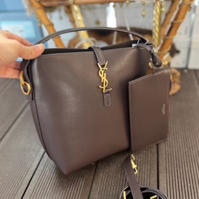 YS ACI KAHVE DERİ ASKILI ÇANTA 