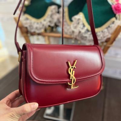 YS BORDO ASKILI DERİ ÇANTA 