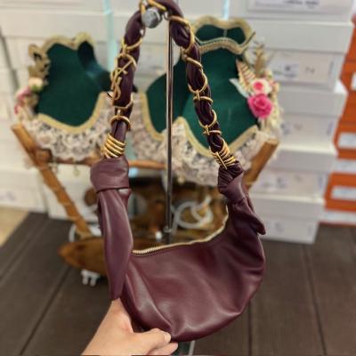 YS BORDO GOLD DERİ KÜÇÜK BOY 