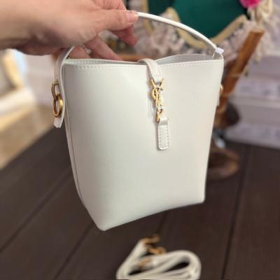 YS EKRU DERİ ASKILI KÜÇÜK BOY 