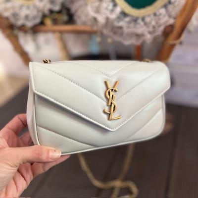 YS EKRU ZİNCİR ASKILI ÇANTA 