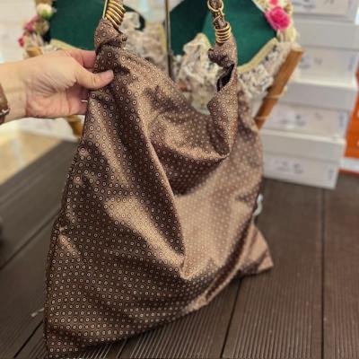 YS HAKİ DESENLİ GOLD ÇANTA 